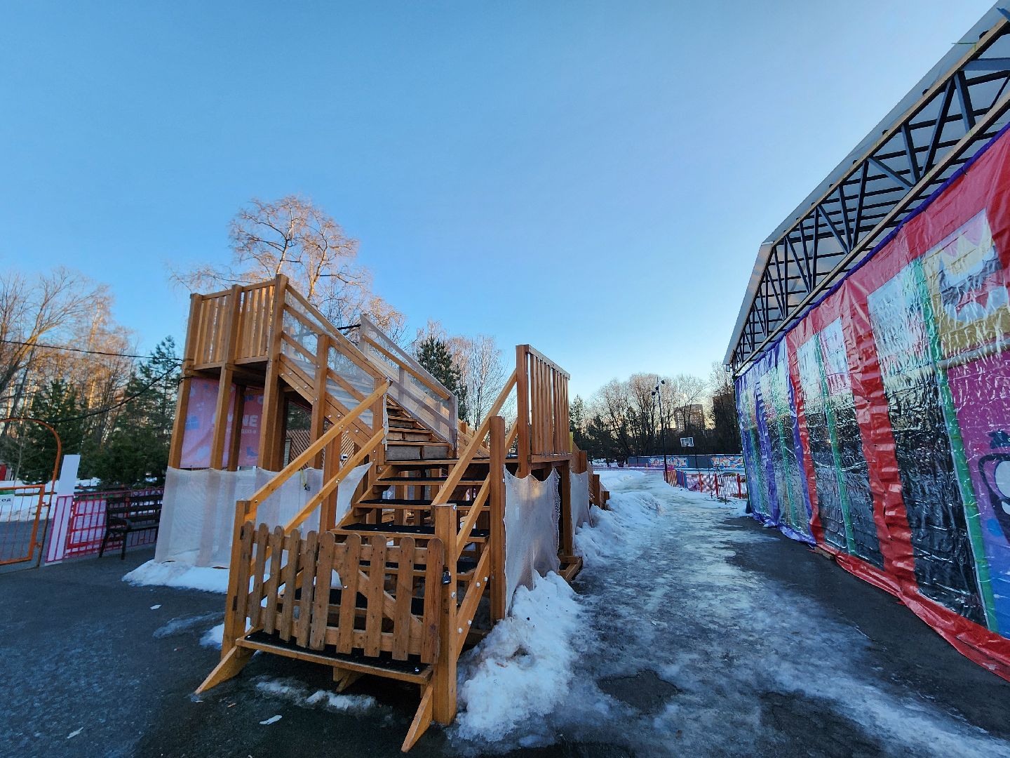 вертикалки, мытищи, катание в парке, ватрушки, тюбинг,