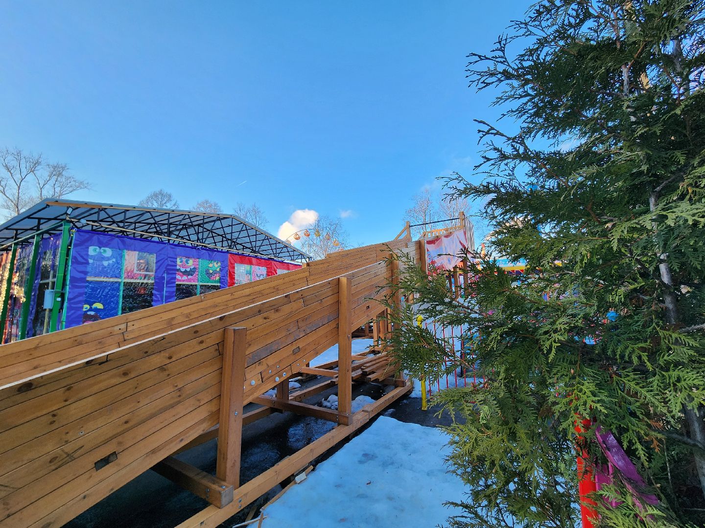 вертикалки, мытищи, катание в парке, ватрушки, тюбинг,