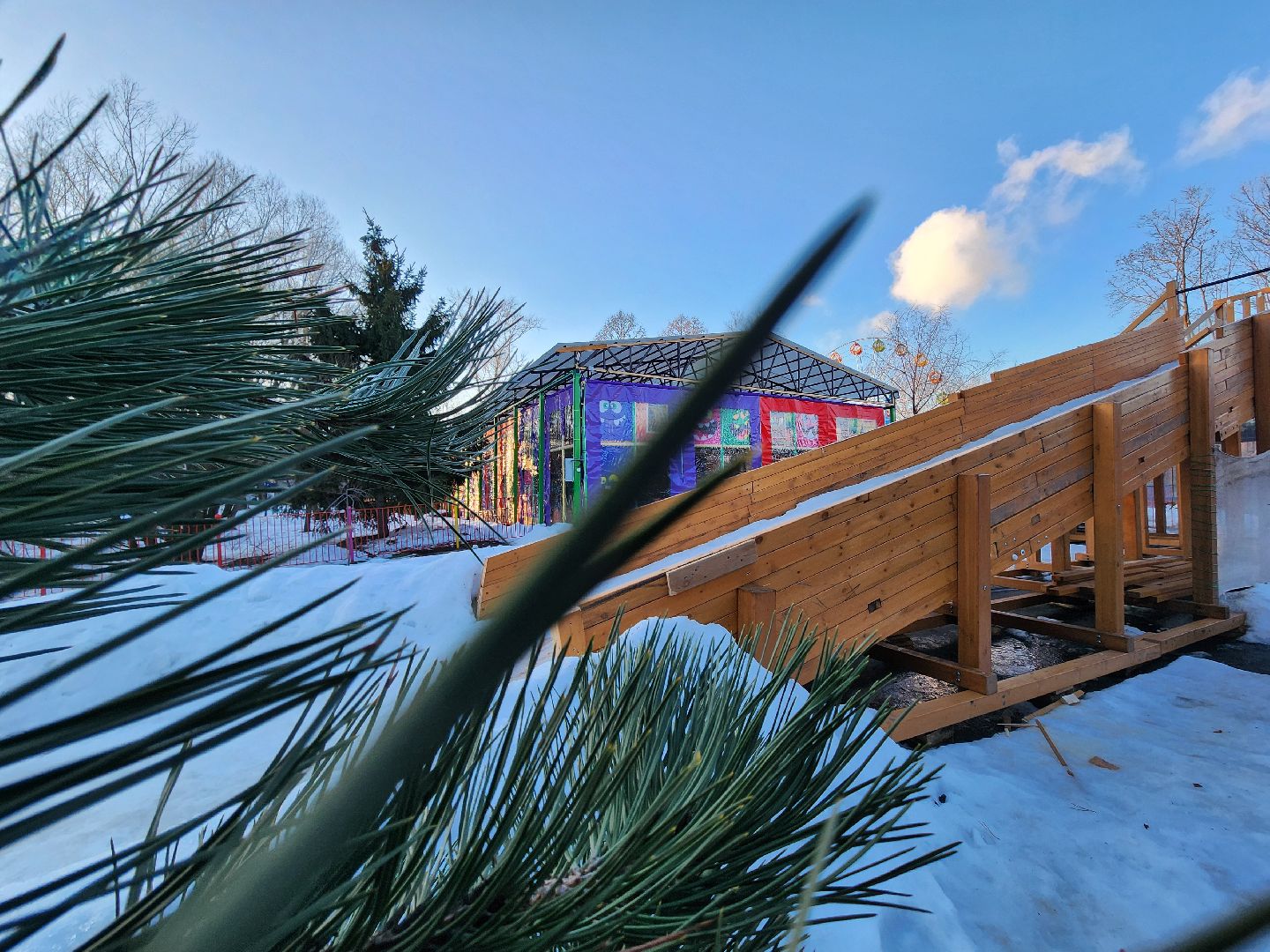 вертикалки, мытищи, катание в парке, ватрушки, тюбинг,