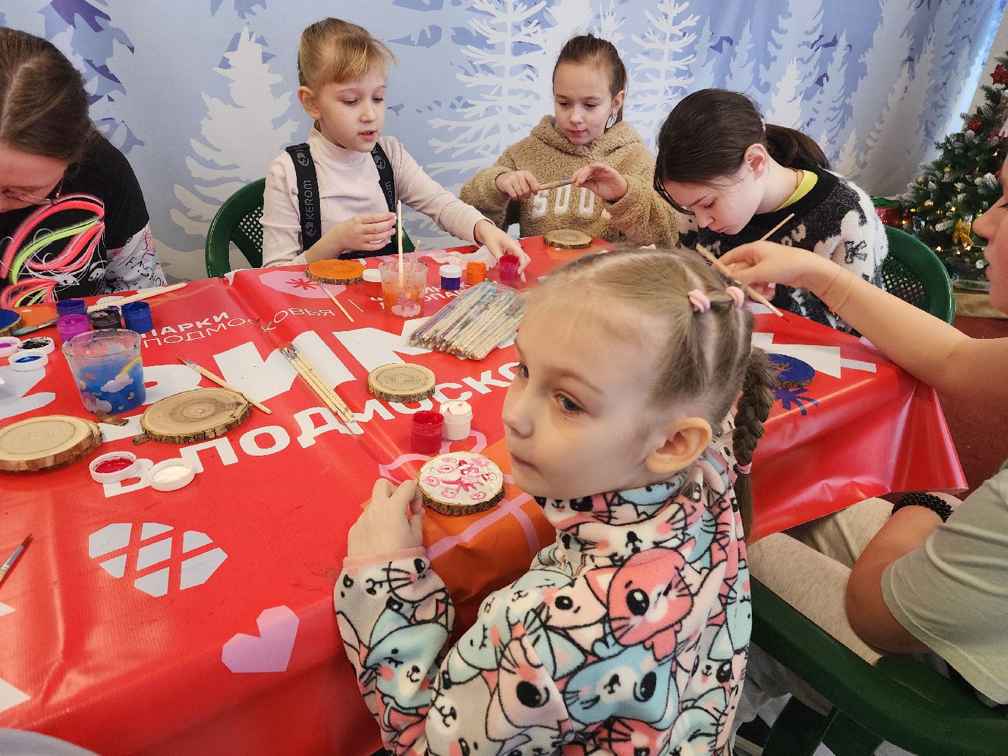 фрязино, мастер-класс для детей, рождество, молодежный центр, лесопарк, вертикалки,