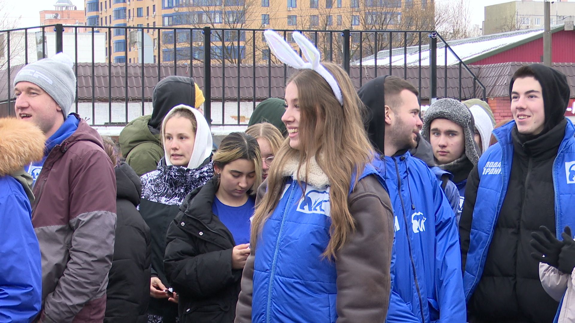 hеутов, вертикалки, деды морозы, поздравление, новый год, новые территории, снегурочки, флешмоб,