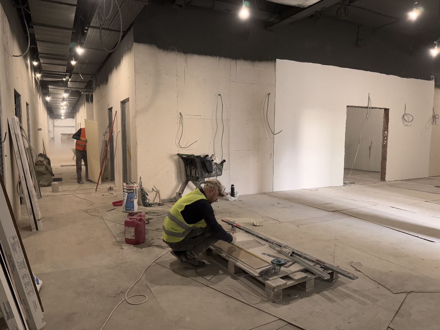 Строительство нового центра в Ромашково, вертикалки, одинцовская областная больница, Одинцово,