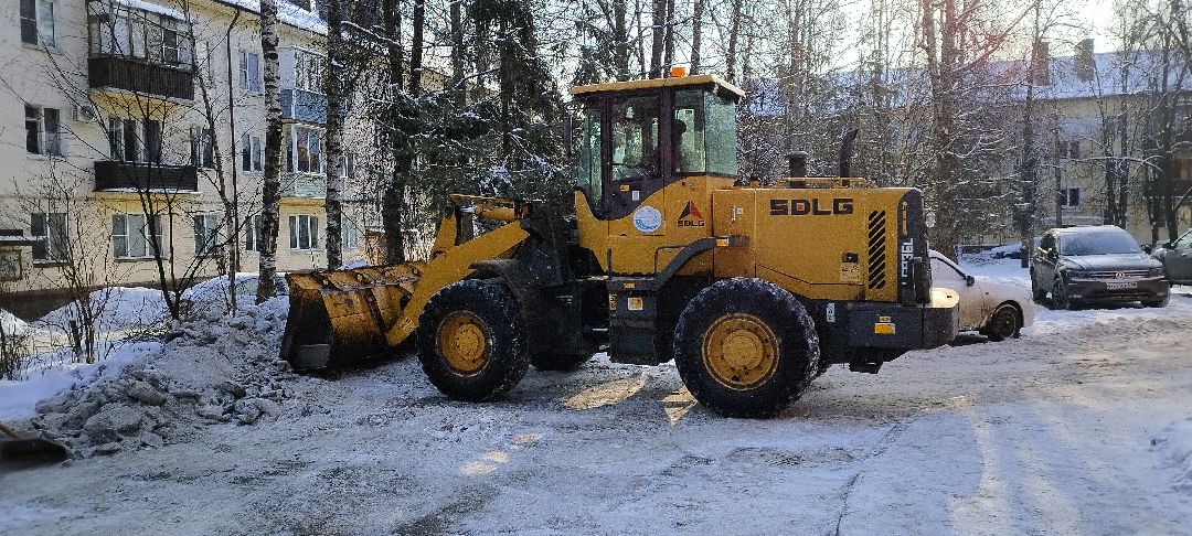Бронницы, снег, уборка