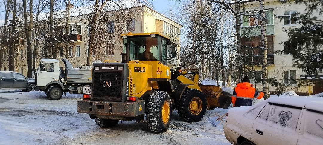 Бронницы, снег, уборка