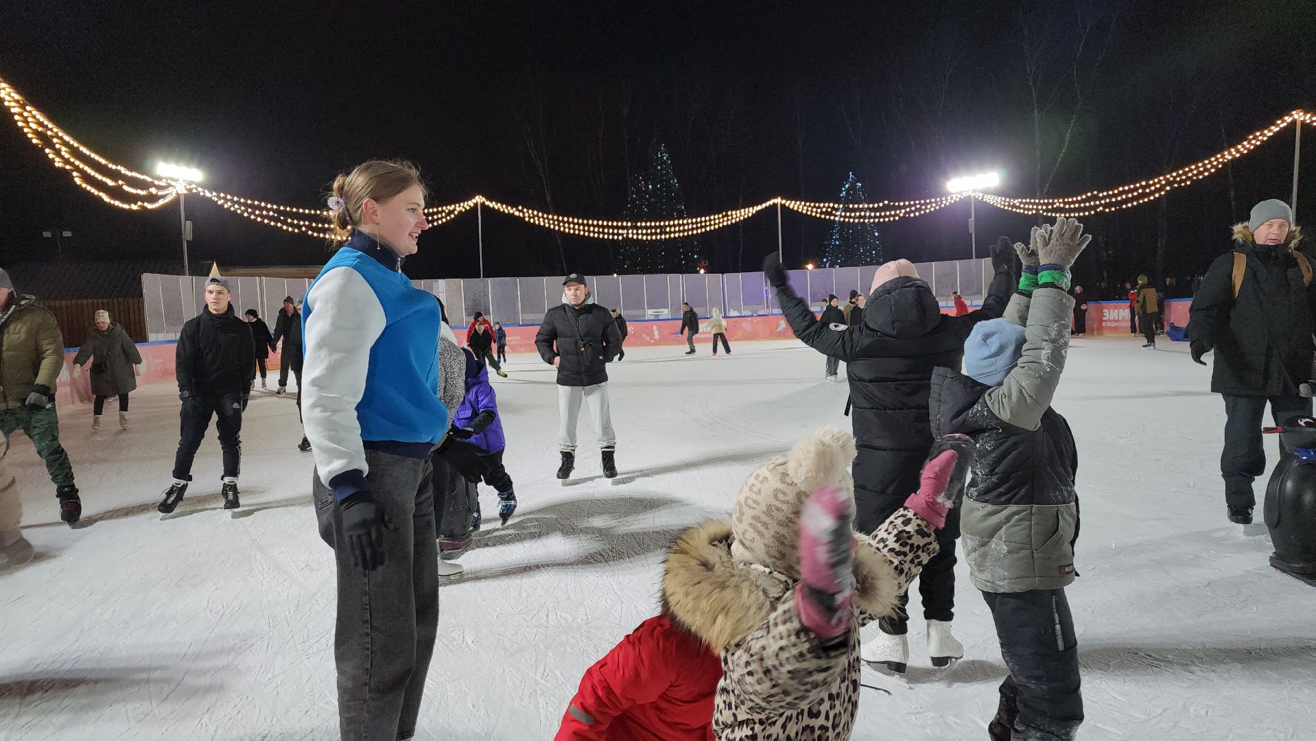 ступино, студия танцев на льду ступино, зима в подмосковье, парки подмосковья, парк ступино,