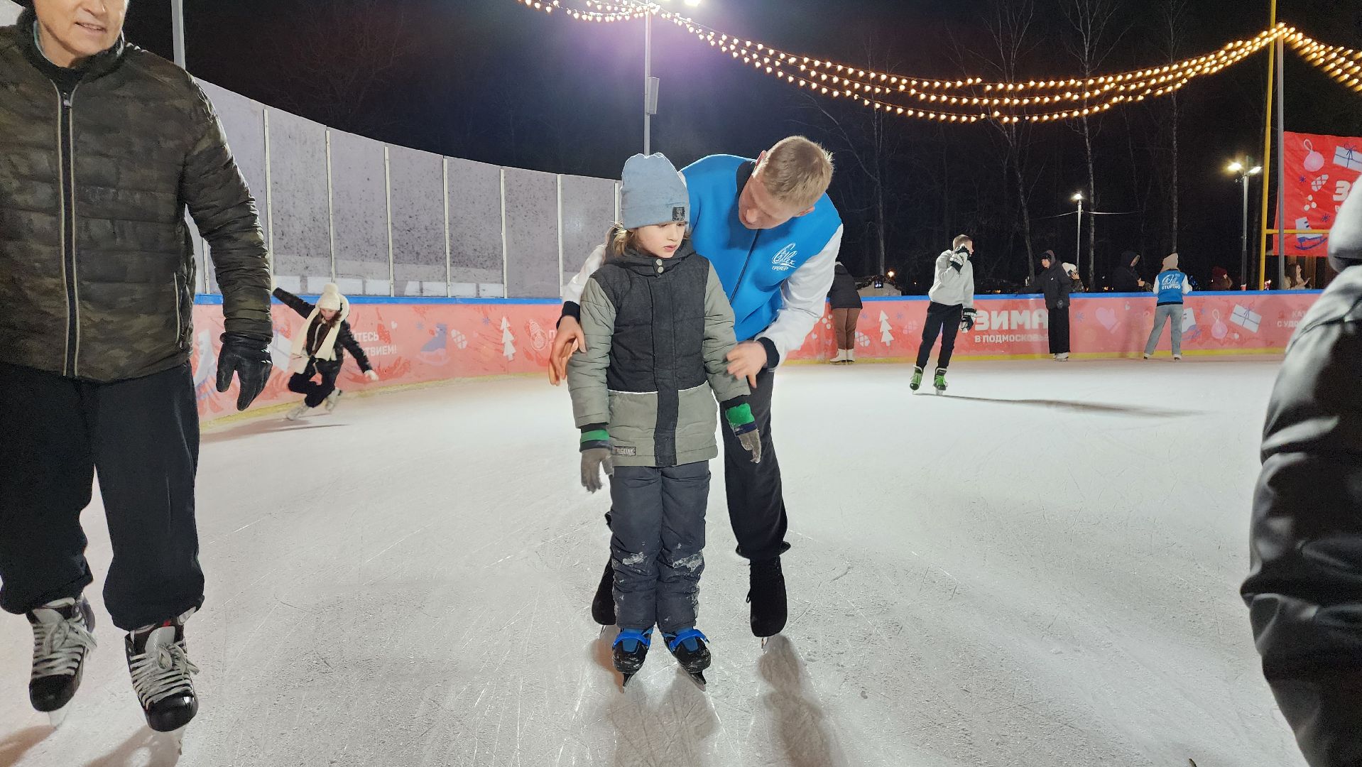 ступино, студия танцев на льду ступино, зима в подмосковье, парки подмосковья, парк ступино,