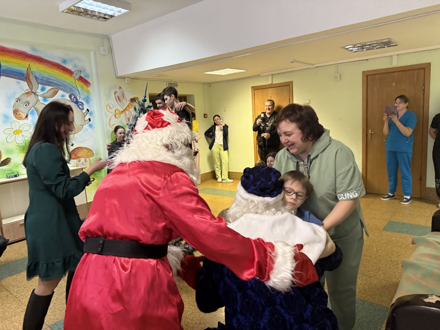 новый 2025 год, поздравление, дети, альпинисты,