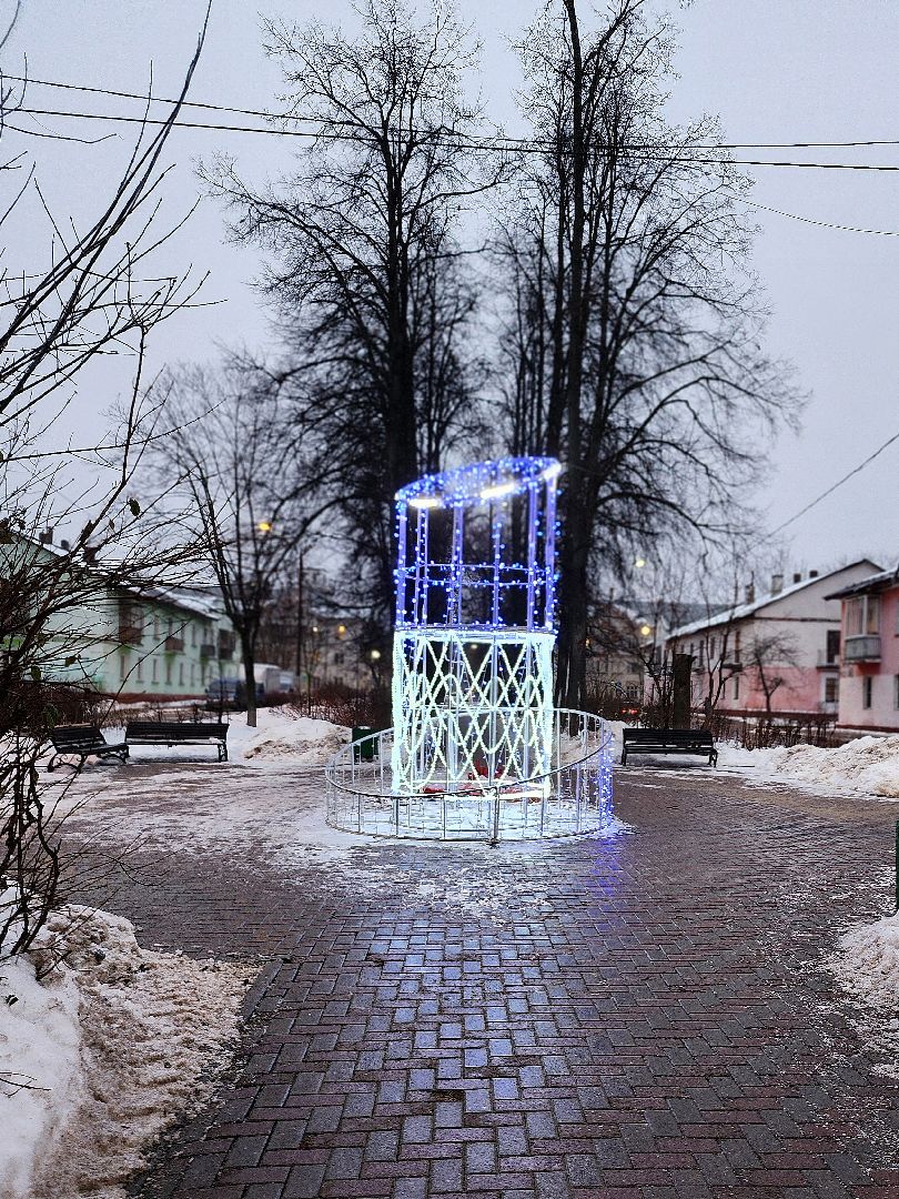 фрязино, новогоднее украшение, улицы города, фотосессии, вертикалки, благоустойство,
