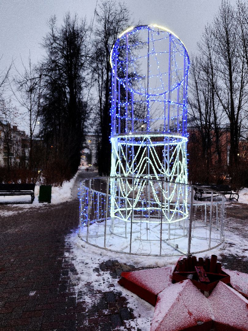 фрязино, новогоднее украшение, улицы города, фотосессии, вертикалки, благоустойство,