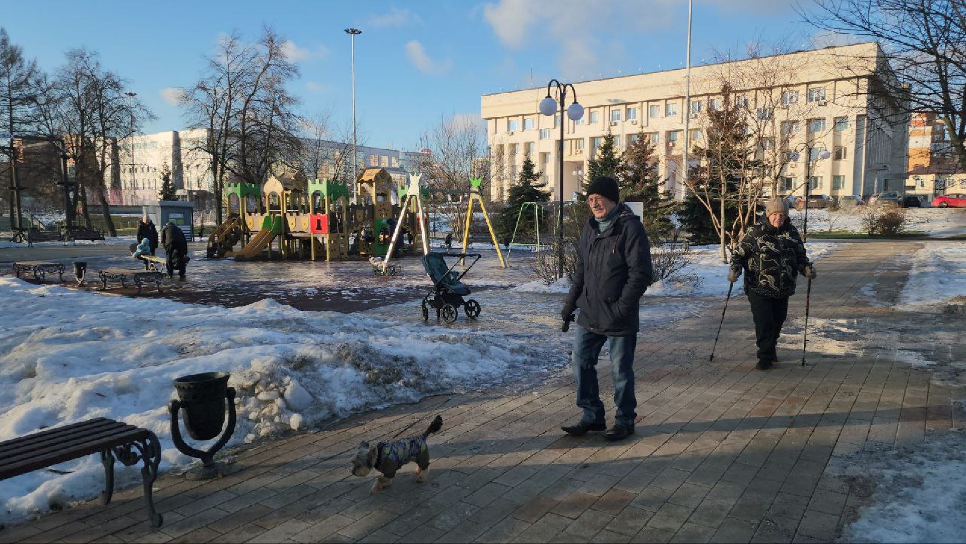 люберцы, центральный парк люберец, жители, Наташинский парк в Люберцах,