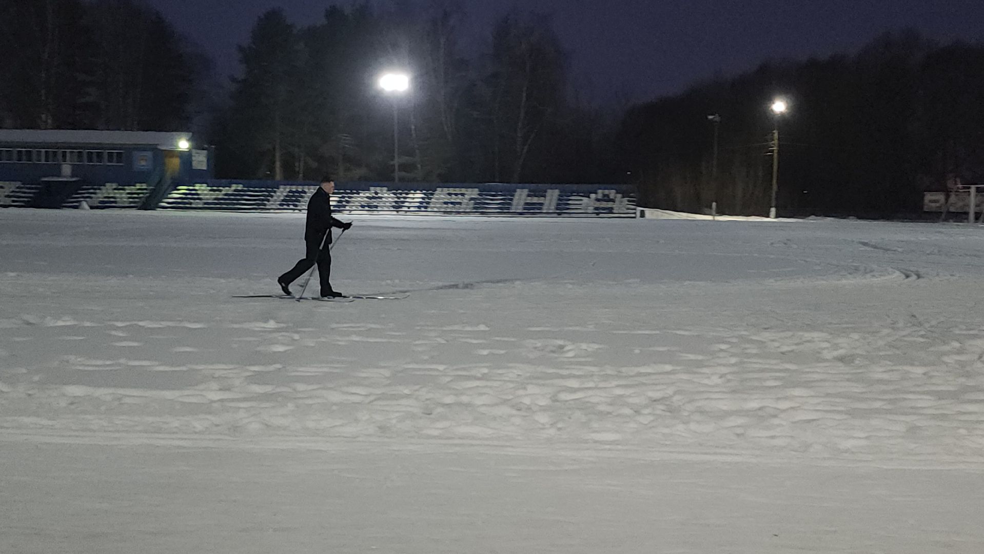 зимние виды спорта, лыжная трасса, стадион Труд, Старая Купавна, Богородский городской округ, вертикалки
