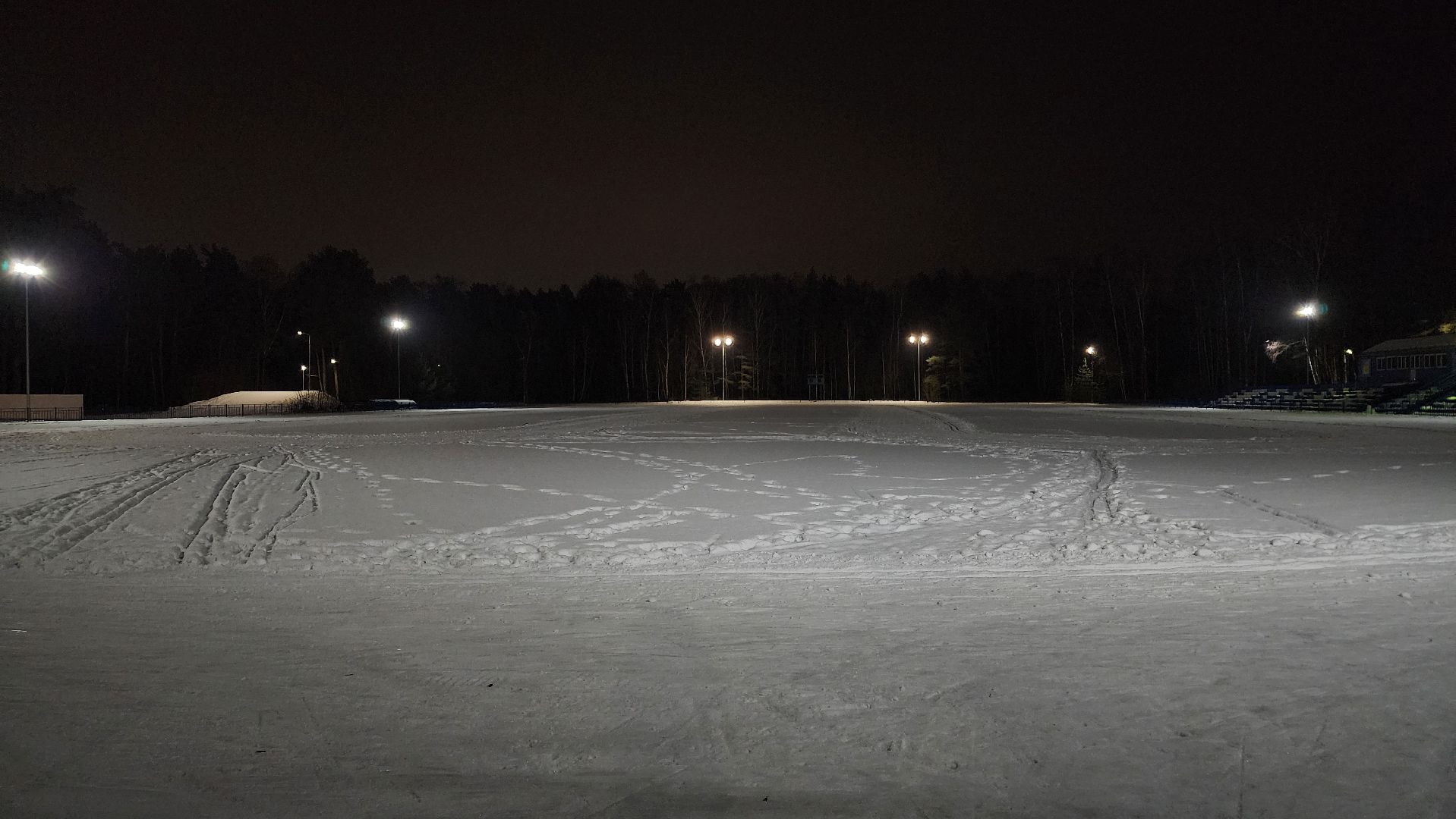 зимние виды спорта, лыжная трасса, стадион Труд, Старая Купавна, Богородский городской округ, вертикалки