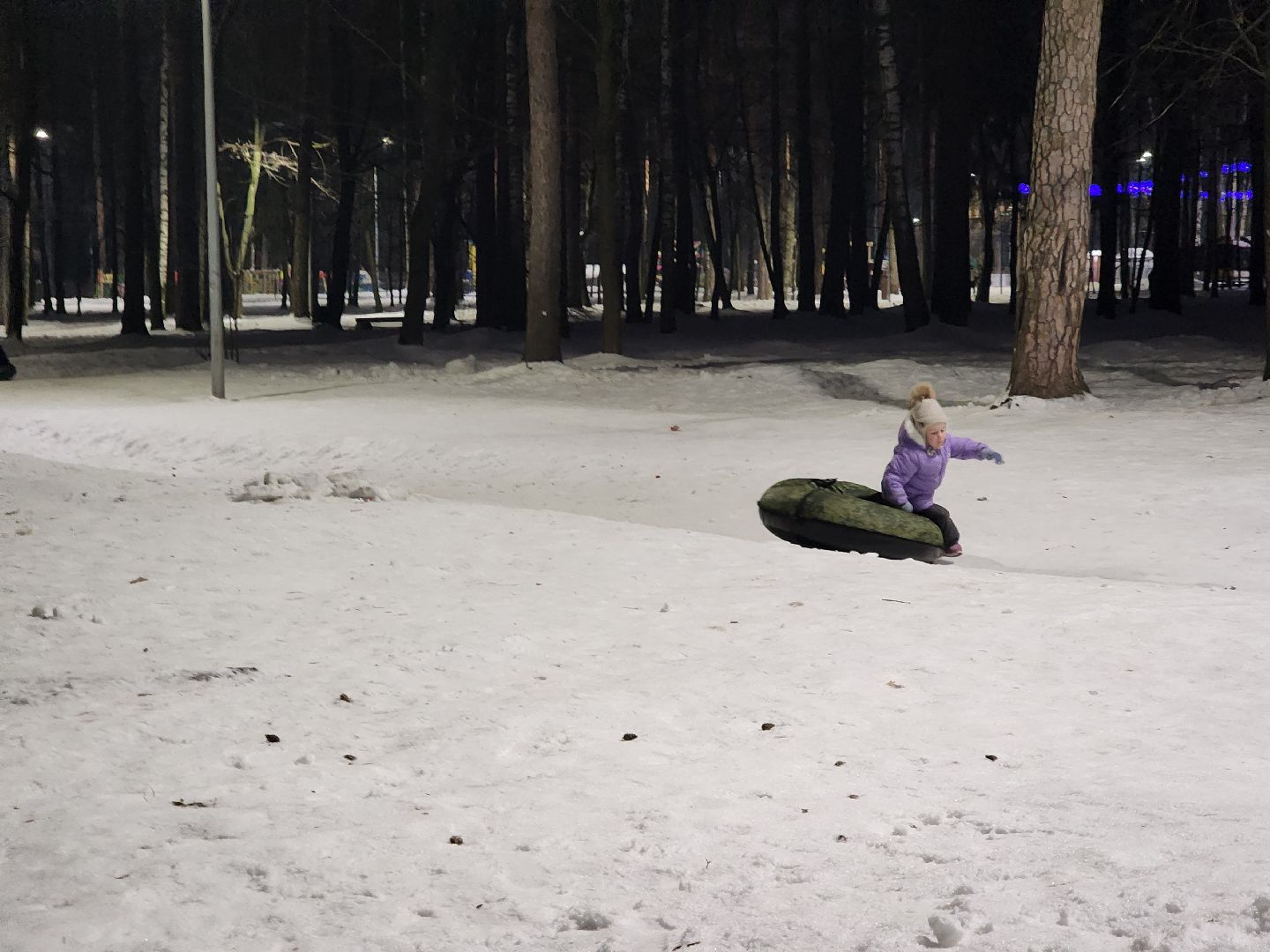 жители, общество, ногинск, центральный парк, зимние активности, горка, горка для тюбинга, вертикалки,