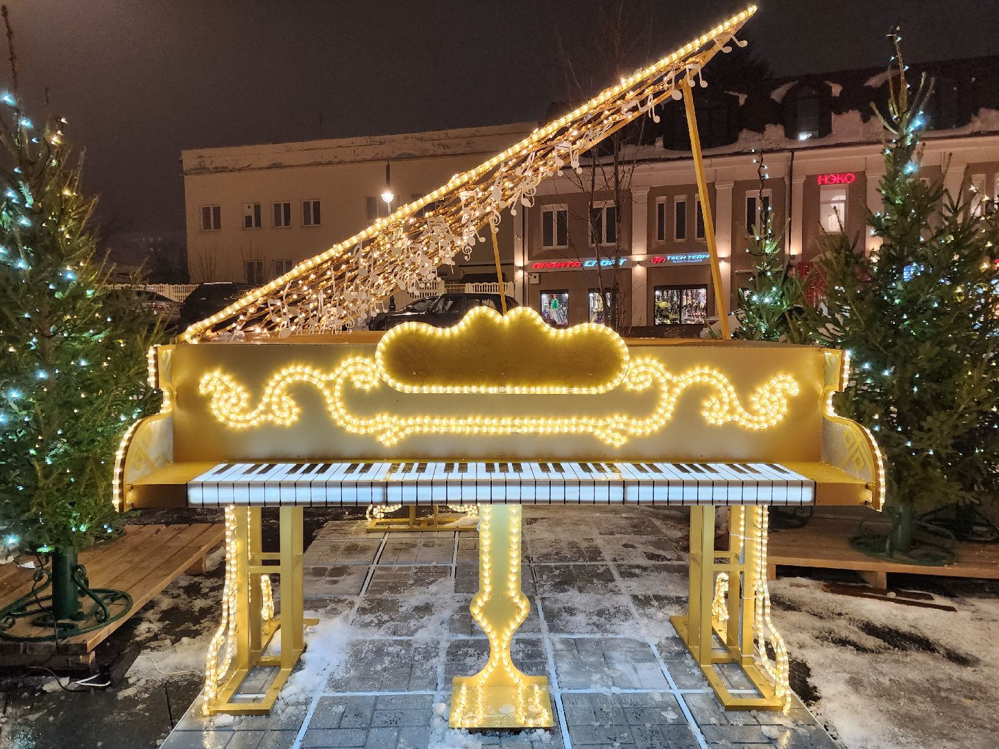 ногинск, жители, общество, новогодние украшения, фонтанная площадь, место для отдыха, фотосессия, вертикалки,