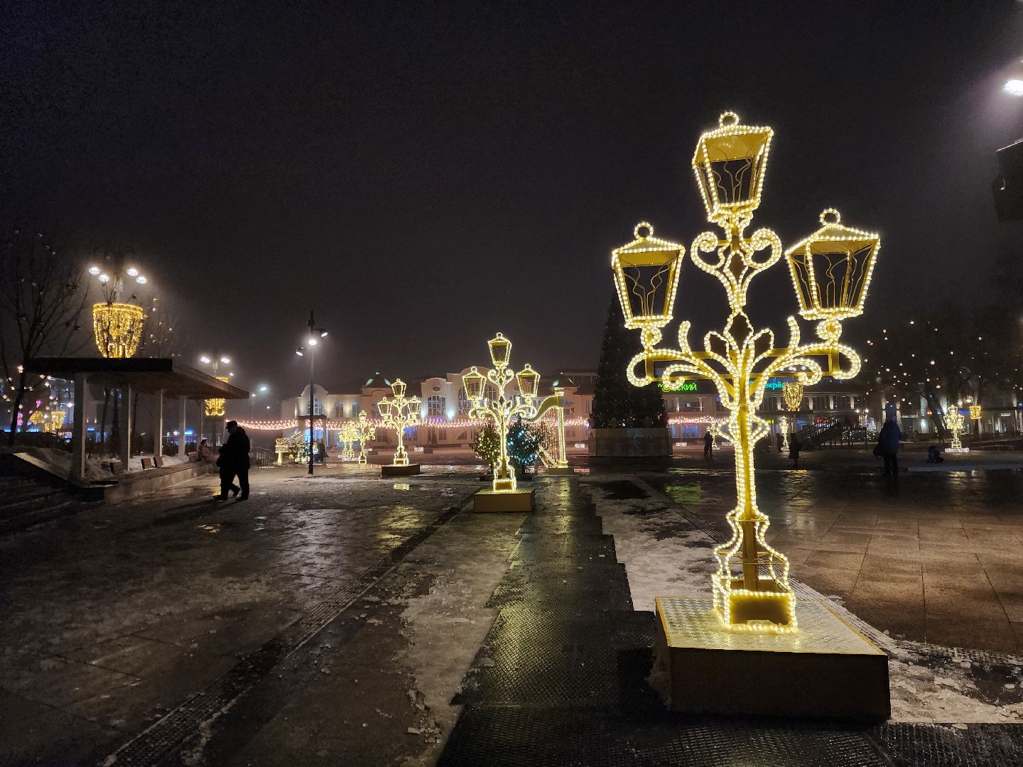 ногинск, жители, общество, новогодние украшения, фонтанная площадь, место для отдыха, фотосессия, вертикалки,