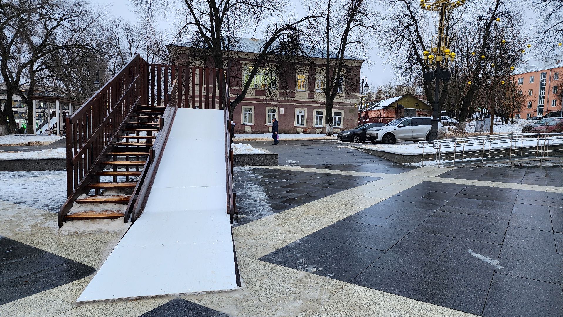 зимние активности, зимняя горка, зима в Подмосковье, Ногинск, Богородский городской округ, вертикалки