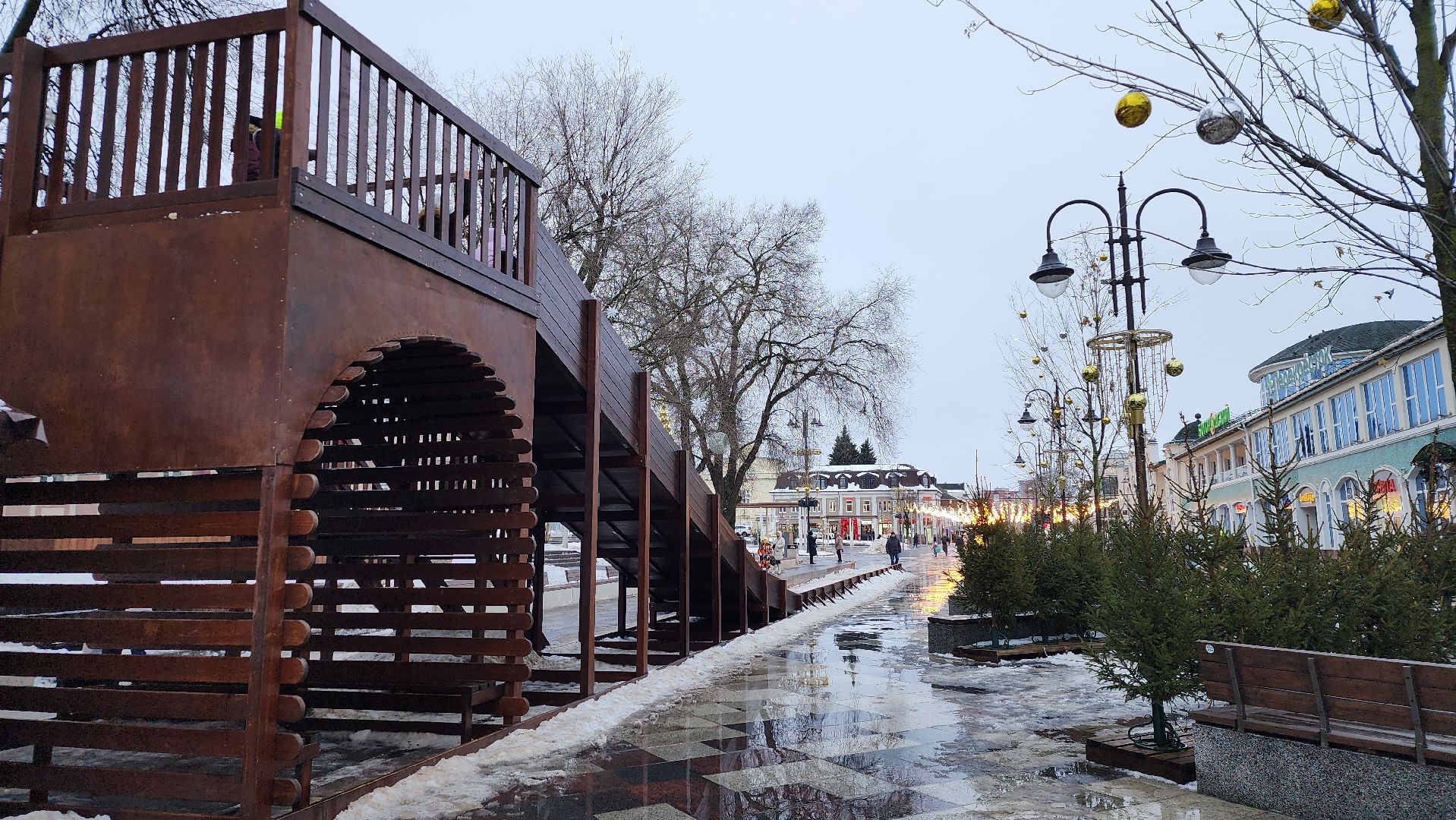 зимние активности, зимняя горка, зима в Подмосковье, Ногинск, Богородский городской округ, вертикалки