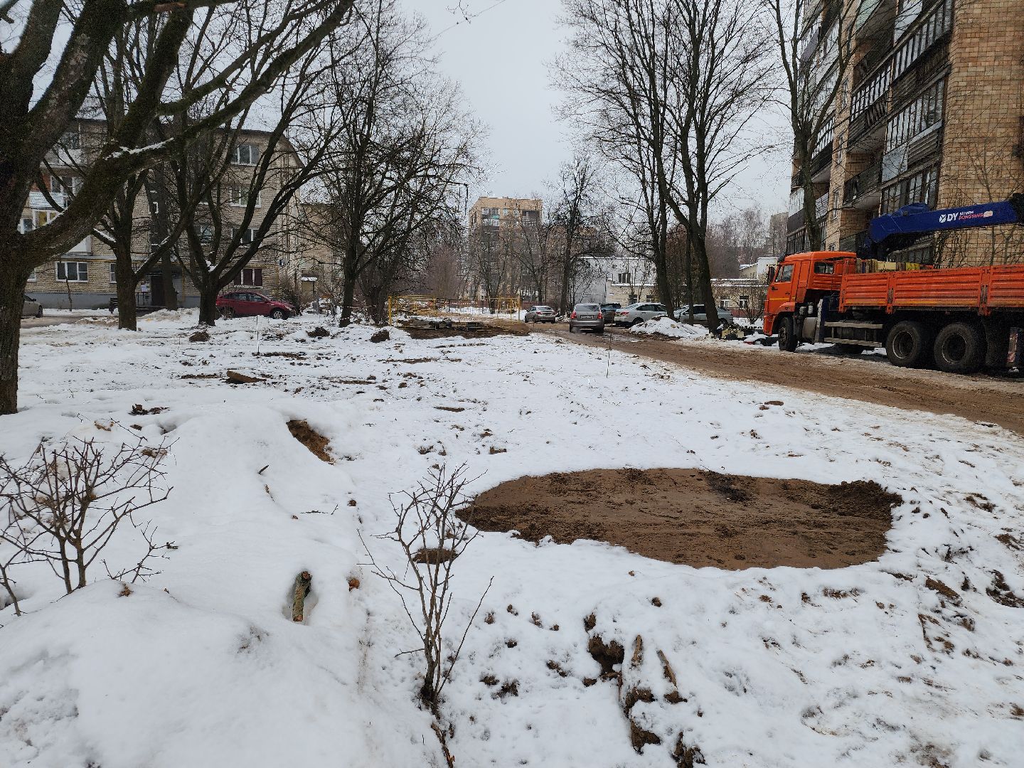 Черноголовка, Теплотрасса, ремонт теплосетей,