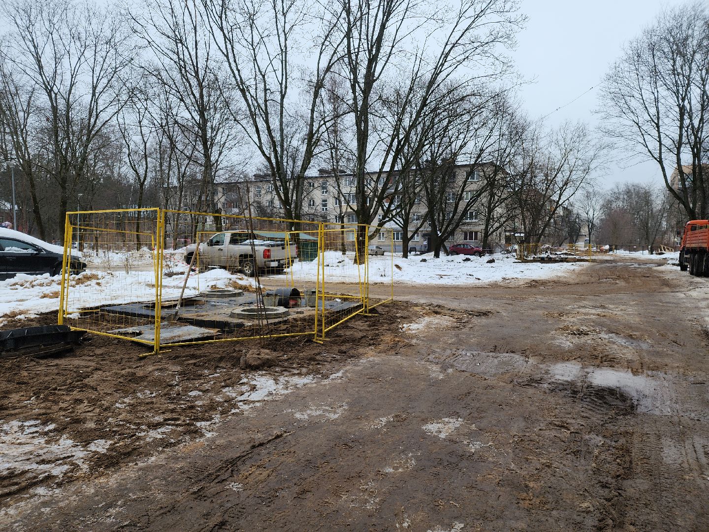 Черноголовка, Теплотрасса, ремонт теплосетей,