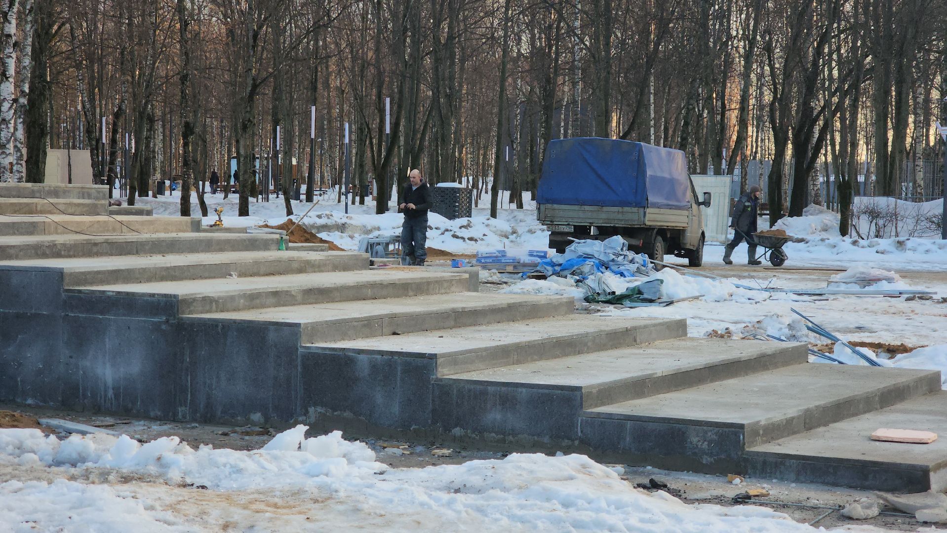 Мемориал, Лобня, Парк, реконструкция, вертикалки,