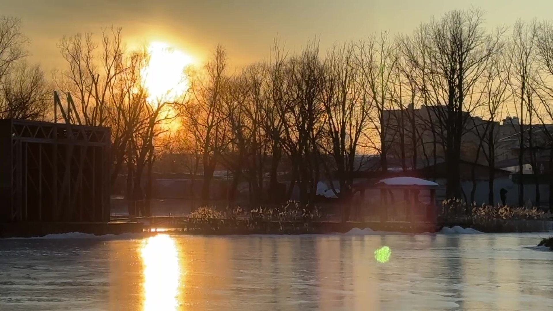 реутов, вертикалки, погода, парк, пруд, зима, весна зимой,