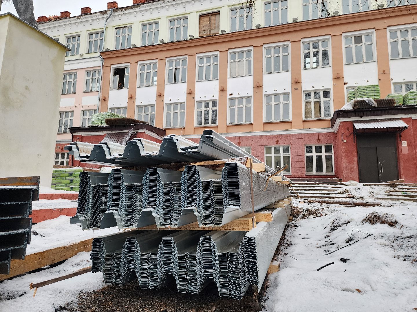 серпухов, школа 1, улица советская, старые балки, капитальный ремонт, Школа Современного Образования,