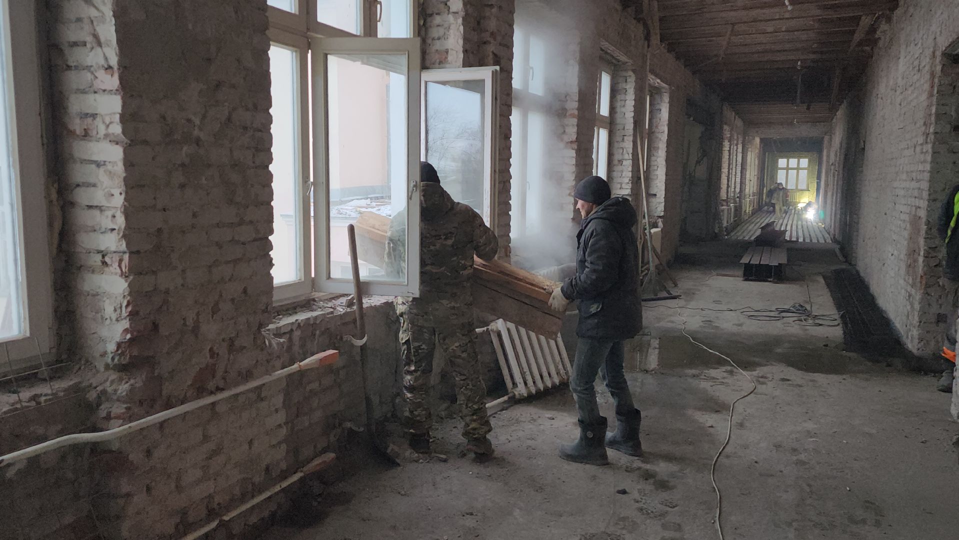 серпухов, школа 1, улица советская, старые балки, капитальный ремонт, Школа Современного Образования,