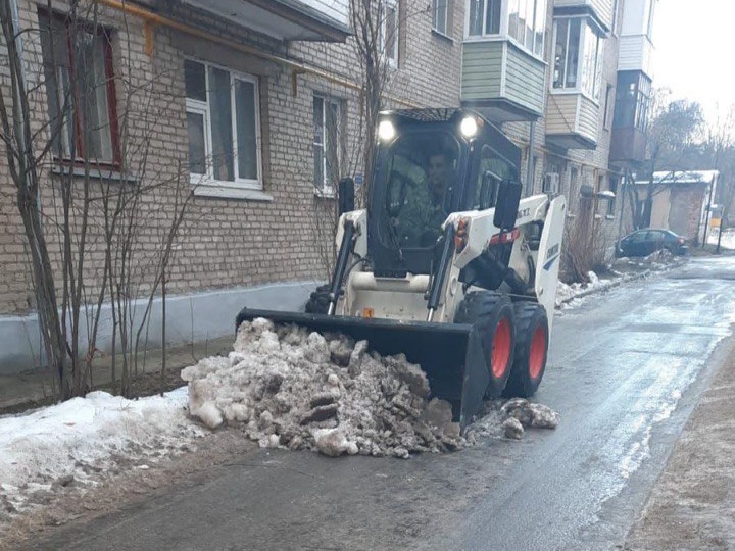 Черноголовка, Очистка дорог, Гололед,