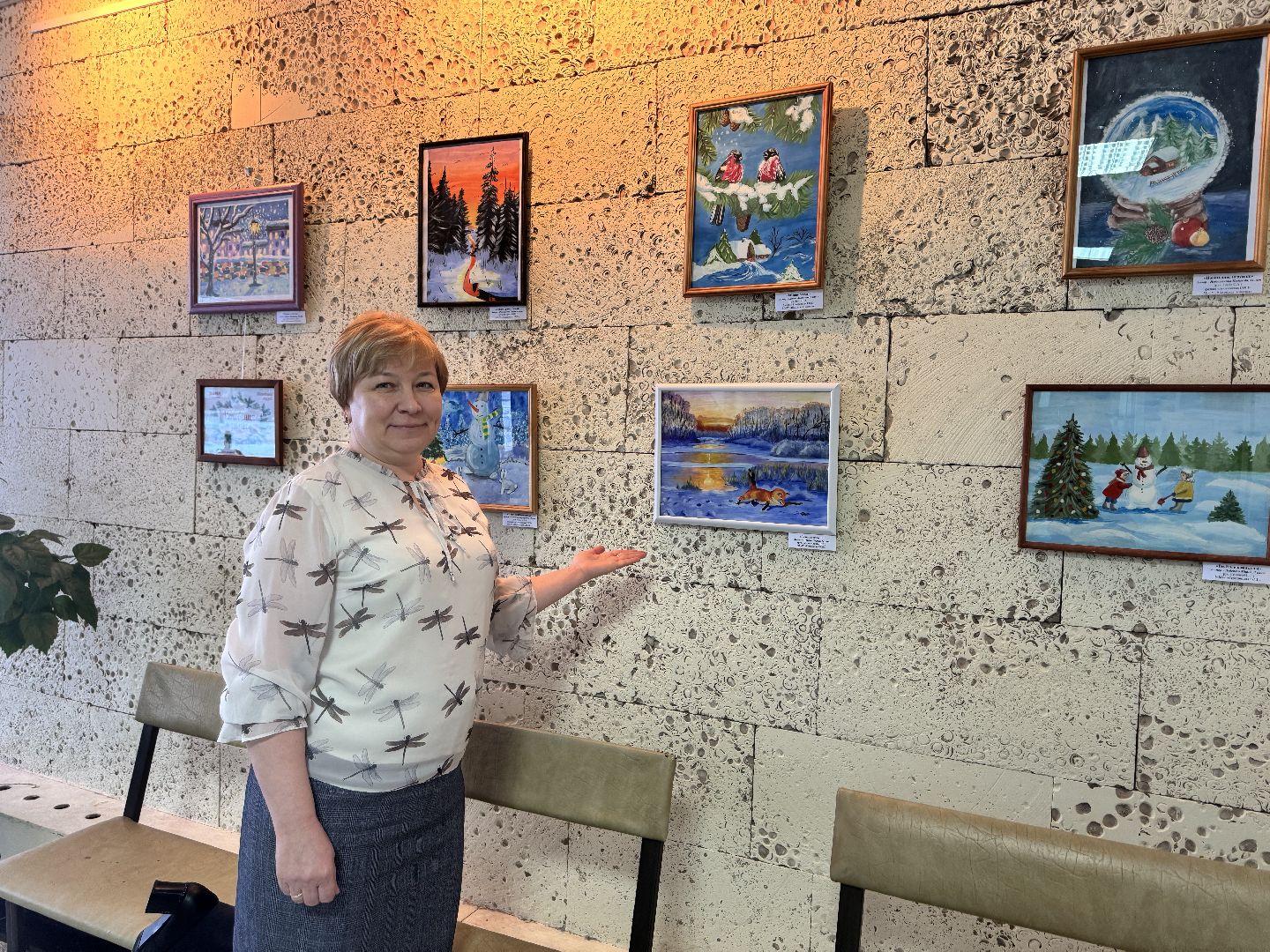 шаховская, выставка, выставка рисунков, детские рисунки, детское творчество,