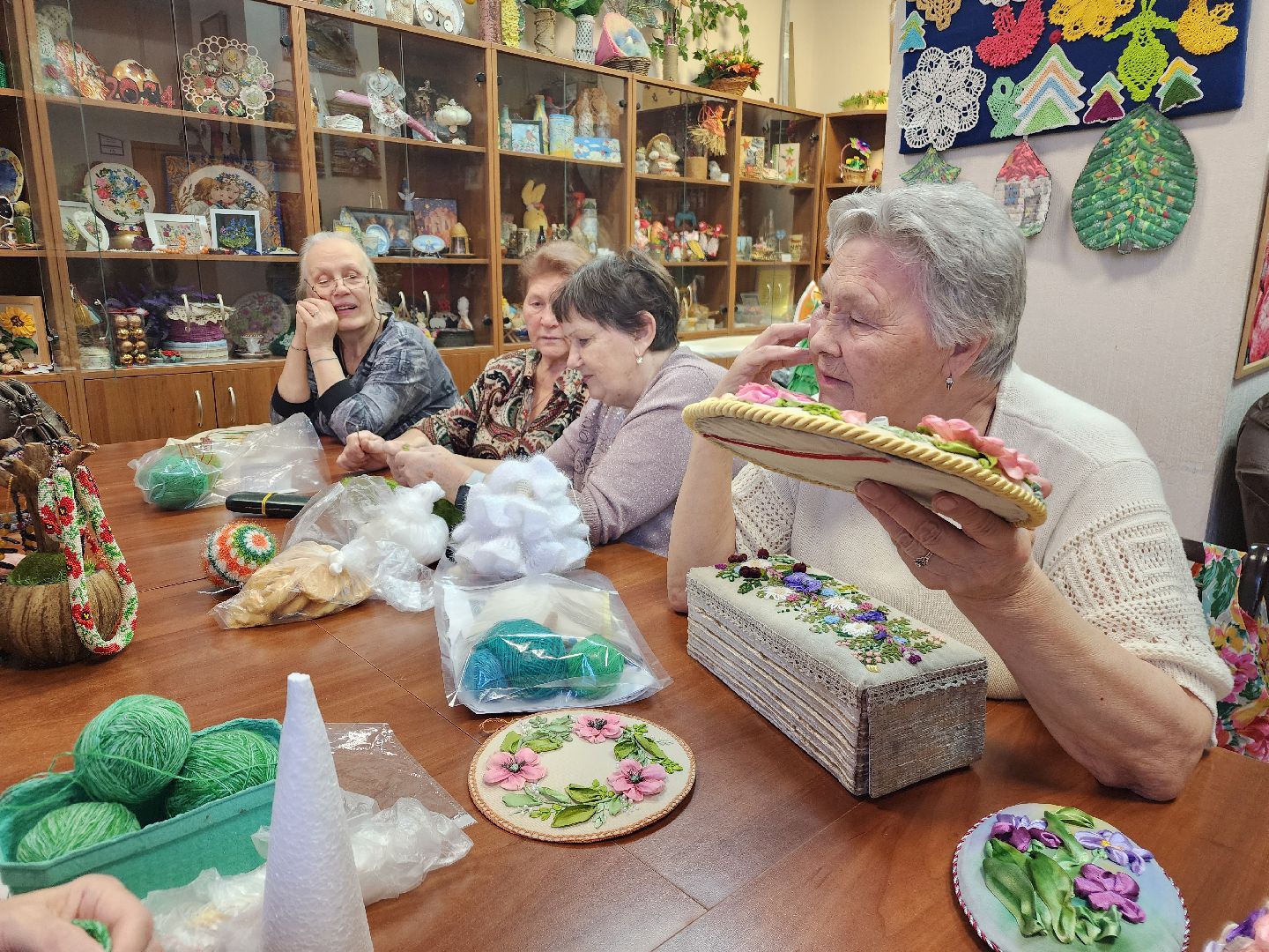 фрязино, прикладное искусство, рукодельницы, активное долголетие, творческие занятия, вертикалки,