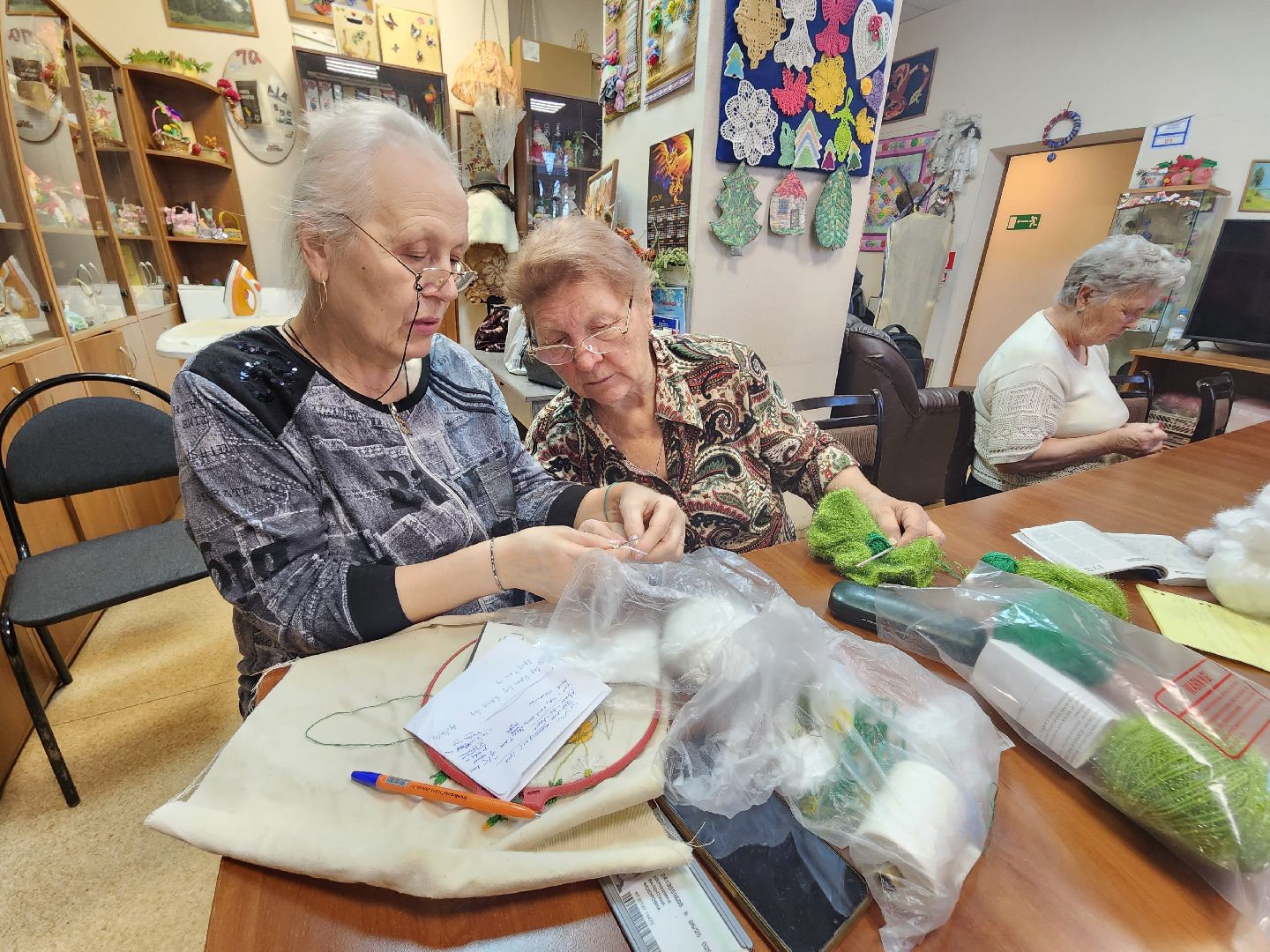 фрязино, прикладное искусство, рукодельницы, активное долголетие, творческие занятия, вертикалки,