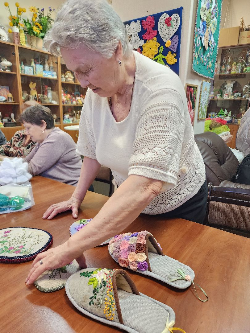 фрязино, прикладное искусство, рукодельницы, активное долголетие, творческие занятия, вертикалки,