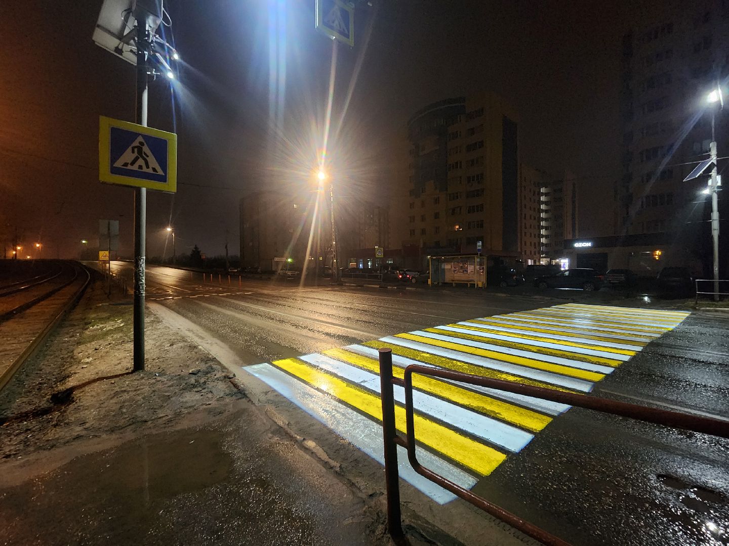 Коломна, проекционный пешеходный переход, вертикалки,