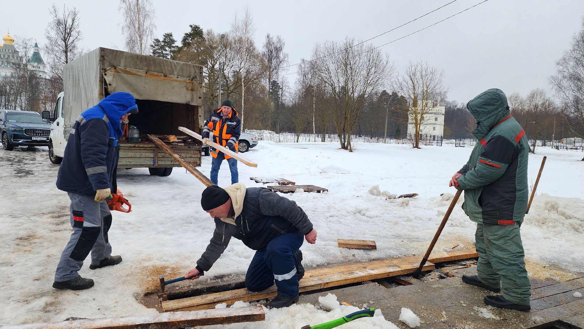 купели, благоустройство, истра, вертикалки,