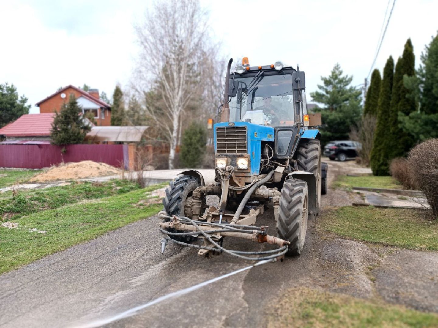 Можайск, Можайский городской округ, Подмосковье, уборка территории, субботник, благоустройство, месяц чистоты и благоустройства, дороги