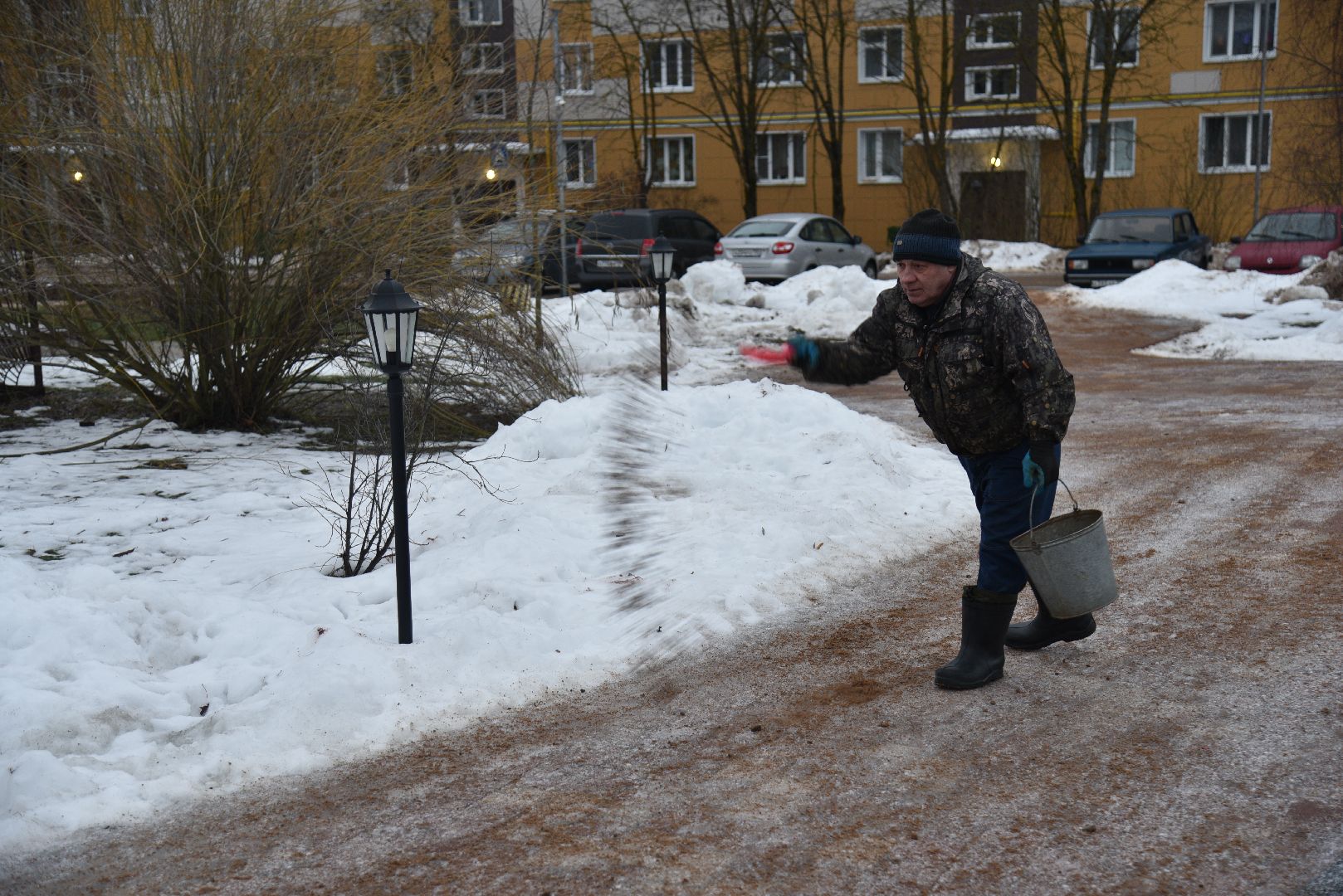 лотошино, благоустройство, посыпка дорог, гололед, добродел, обращения жителей, вертикалки,