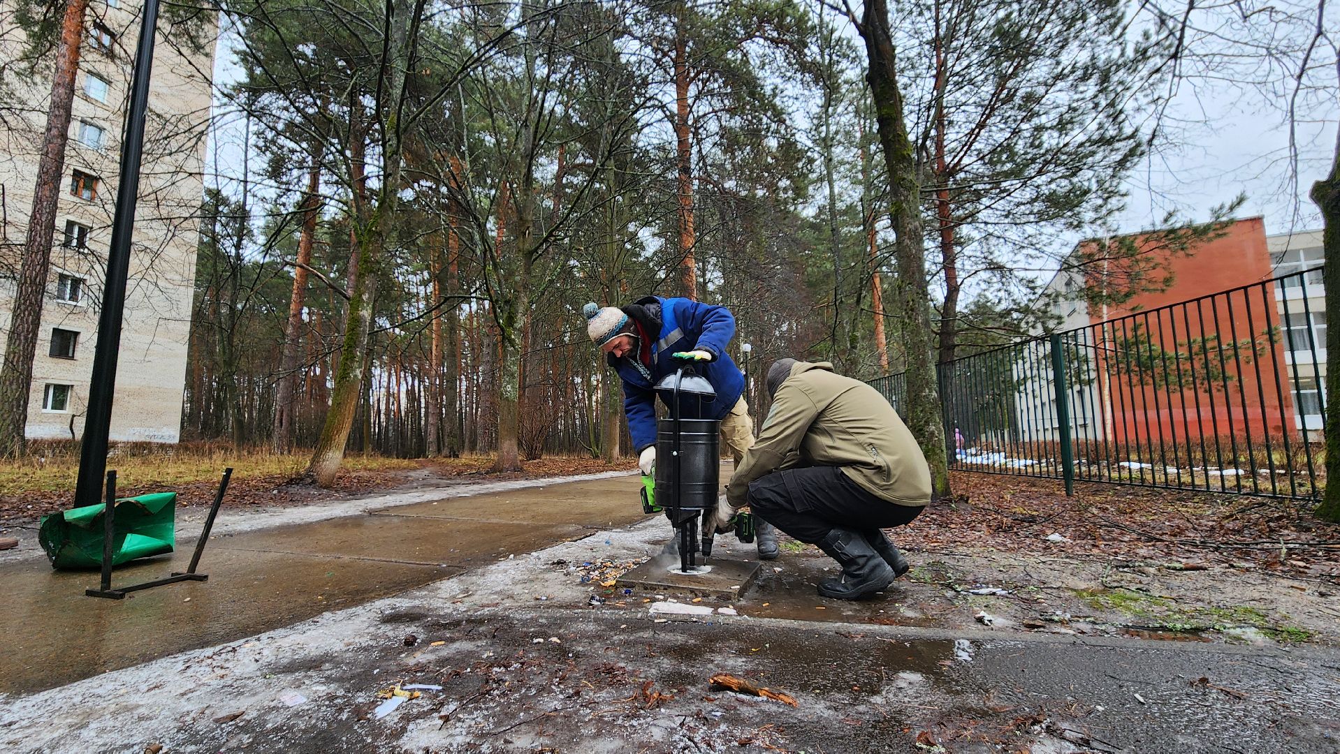 петарды, последствия от петард, благоустройство, мусорки, протвино,