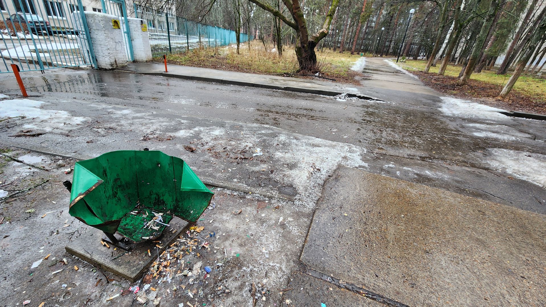 петарды, последствия от петард, благоустройство, мусорки, протвино,