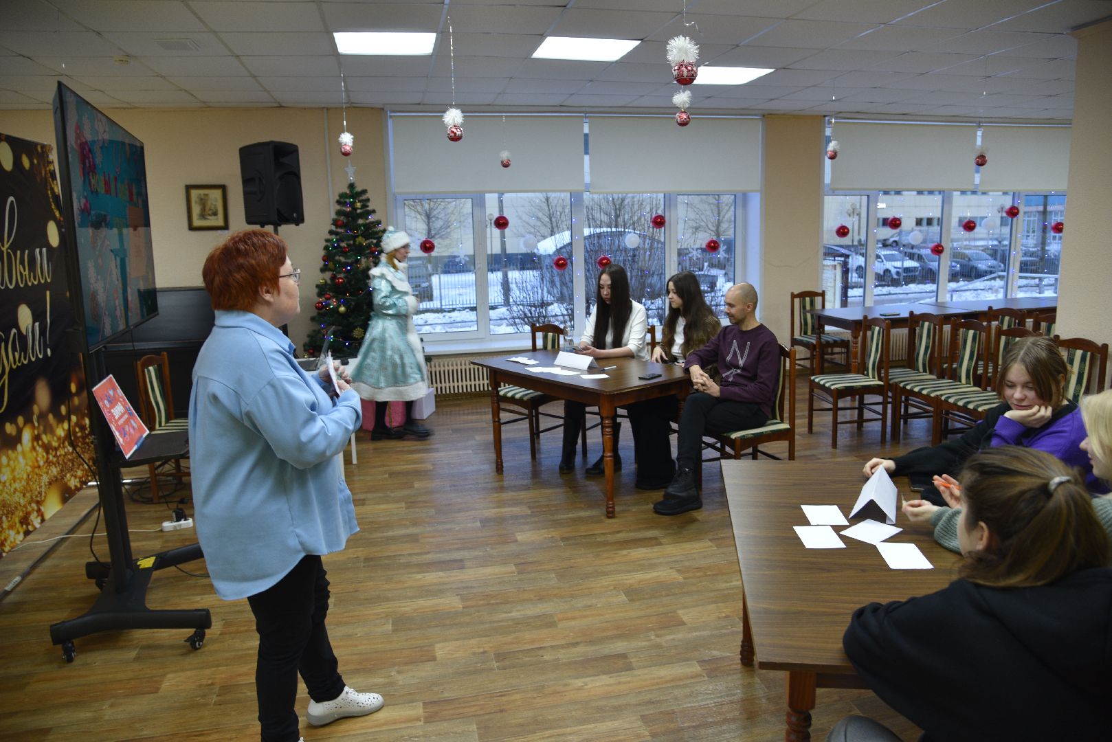 лотошино, лотошинская библиотека, квиз, новый год,