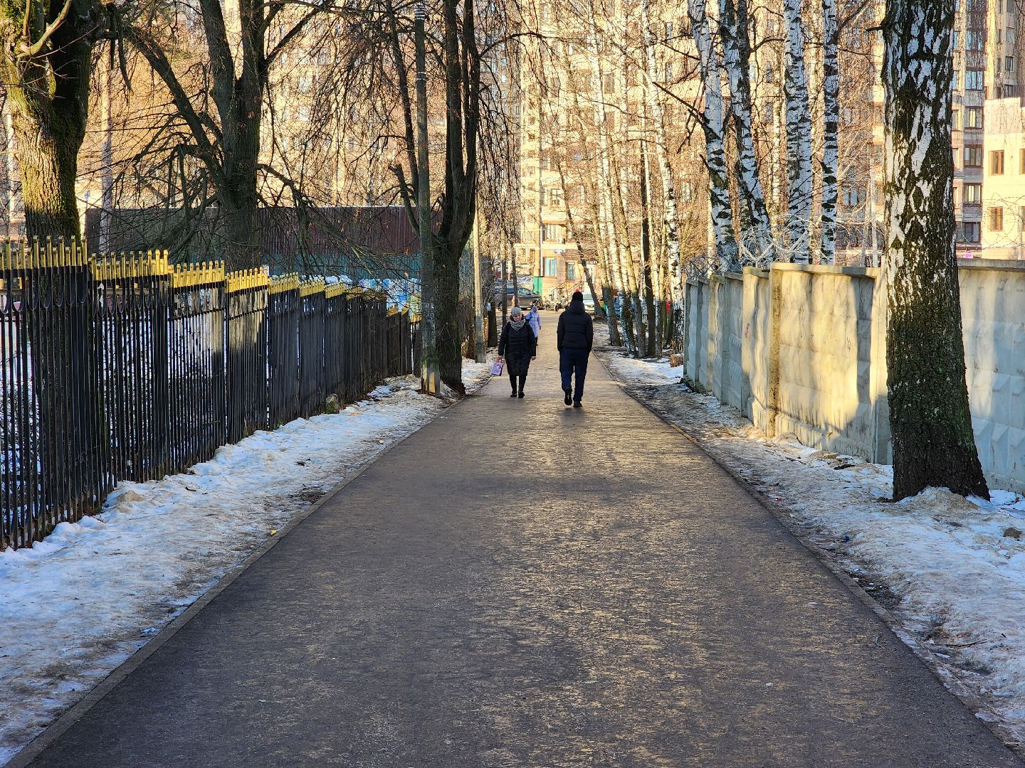 раменское, благоустройство, тротуар от северного шоссе к парку,