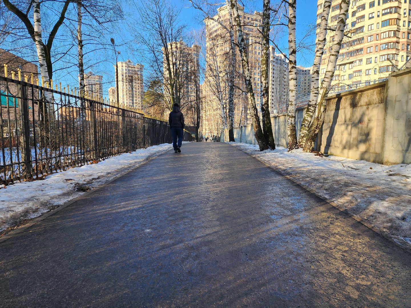 раменское, благоустройство, тротуар от северного шоссе к парку,