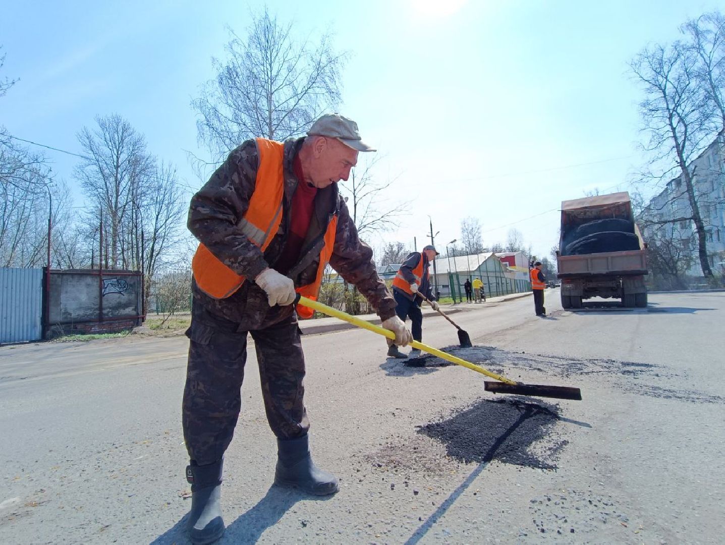 Можайск, Можайский городской округ, Подмосковье, дороги, ямочный ремонт, ремонт дорог
