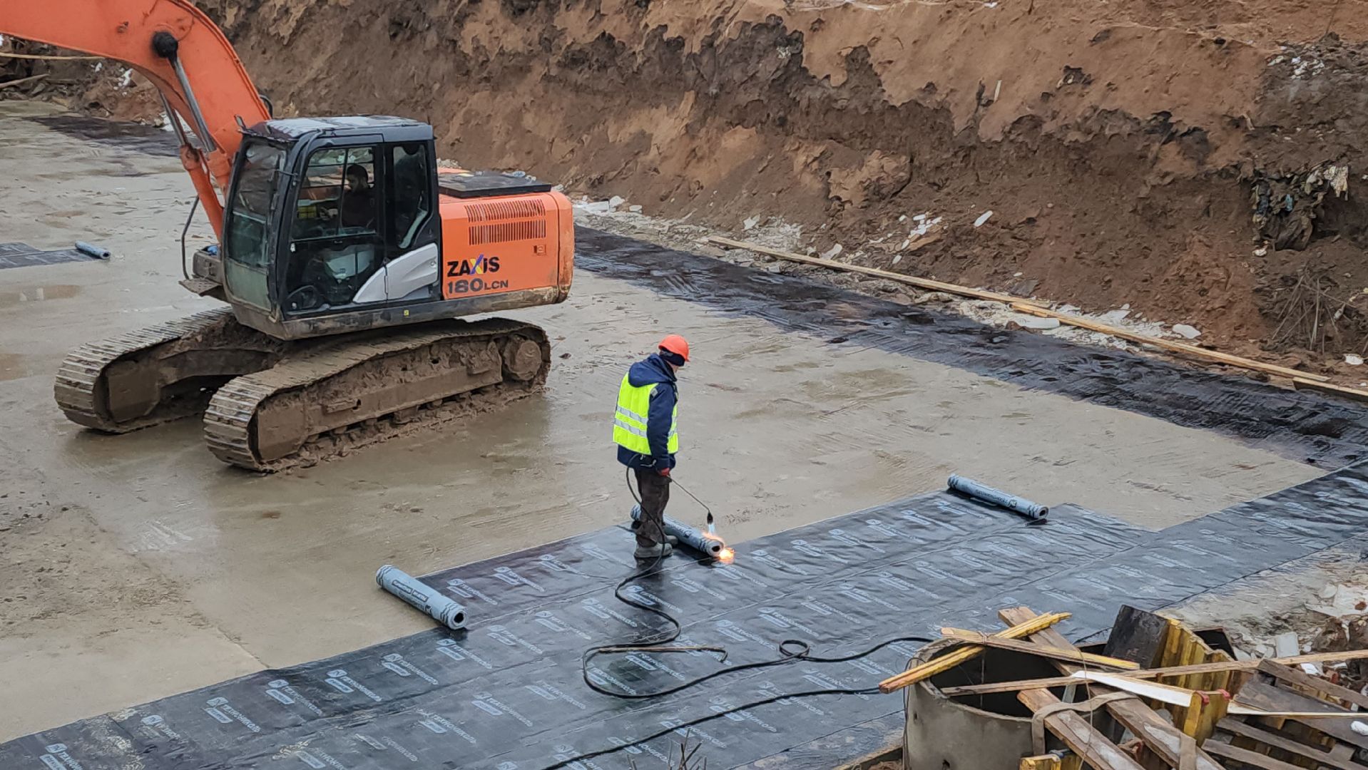 фок с бассейном, Строительство, Бассейн, Лобня, вертикалки,