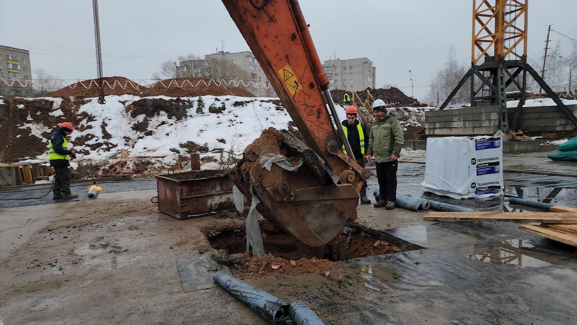 фок с бассейном, Строительство, Бассейн, Лобня, вертикалки,