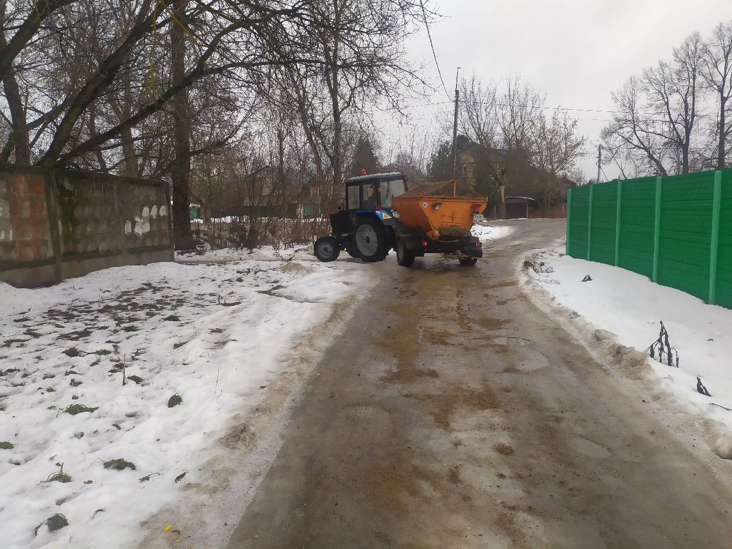 гололед, обработка дорог, ЖКХ, Лосино-Петровский,