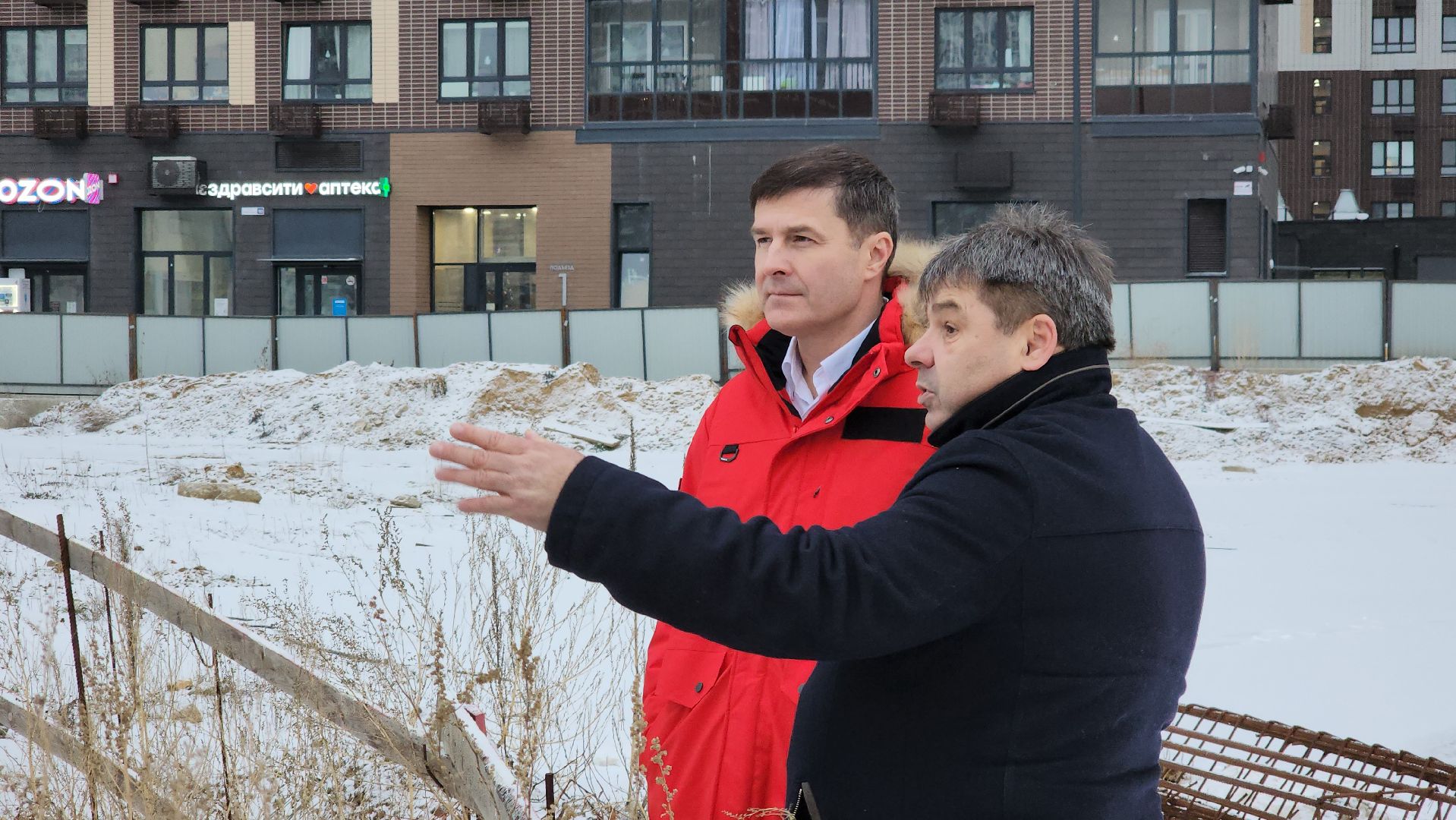 люберцы, глава городского округа люберцы владимир волков, строящийся детский сад, вертикалки,