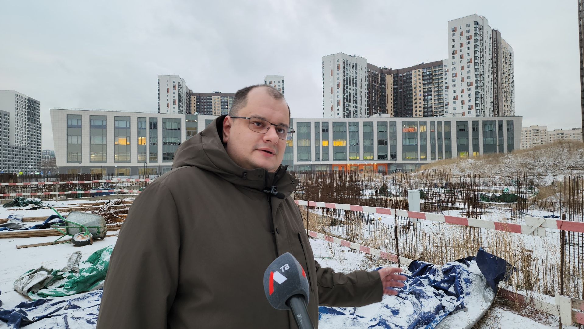 люберцы, глава городского округа люберцы владимир волков, строящийся детский сад, вертикалки,