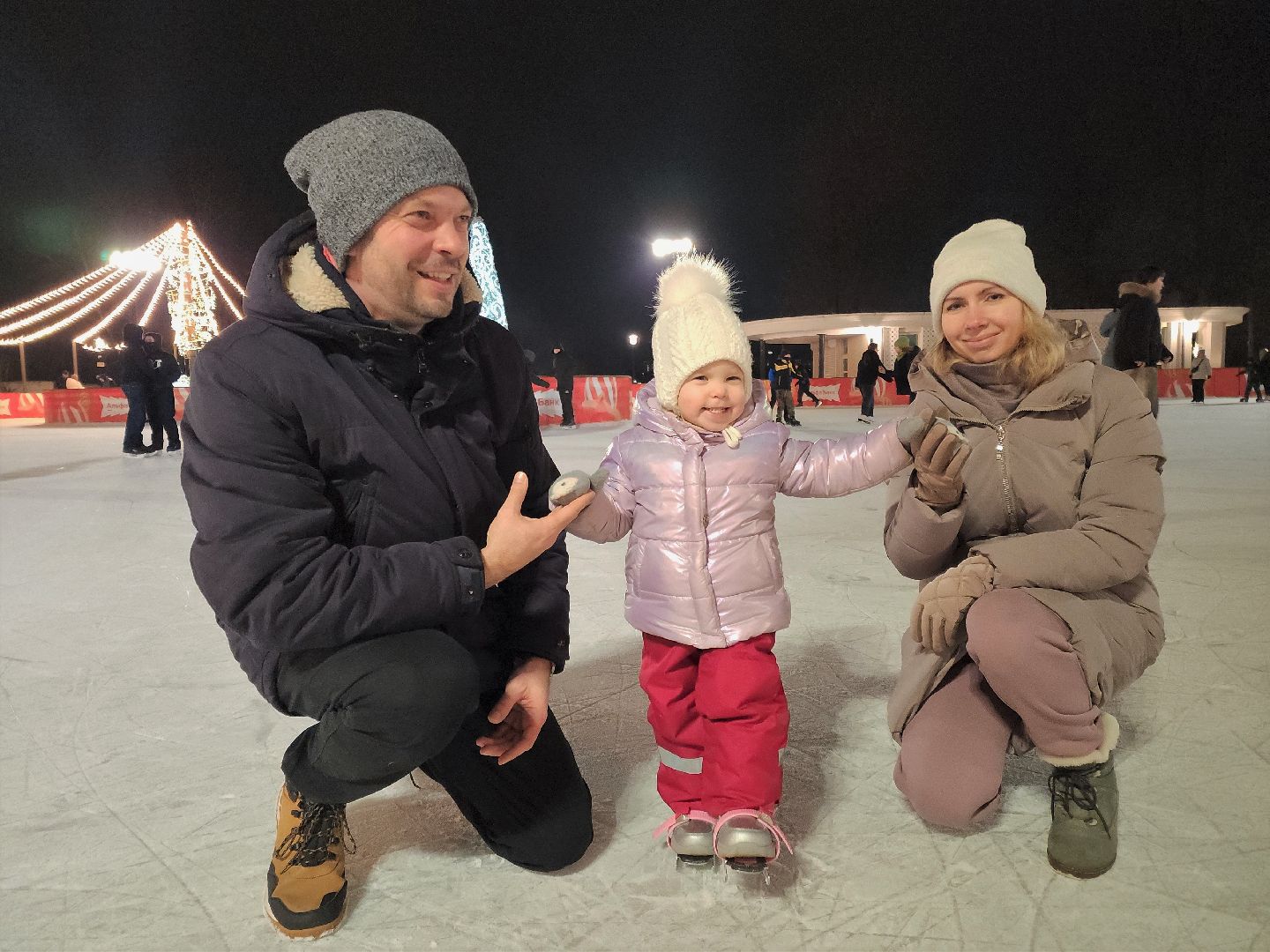 подольск, каток, зима в подмосковье,