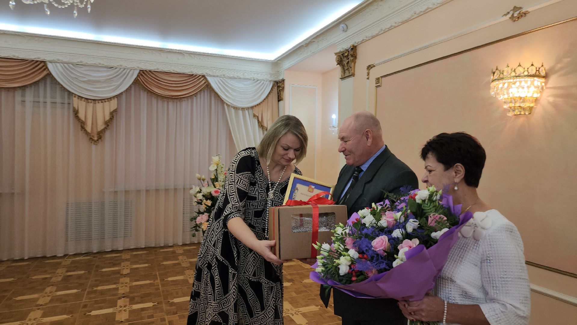 вертикалки, Егорьевск, Подмосковье, Московская область, ЗАГС, золотая свадьба,