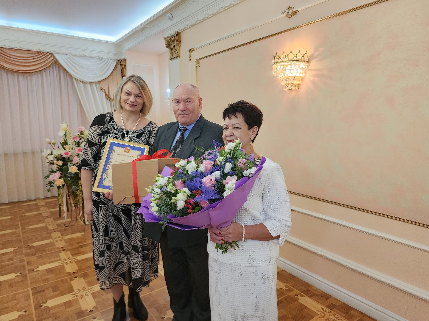 вертикалки, Егорьевск, Подмосковье, Московская область, ЗАГС, золотая свадьба,